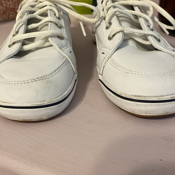 White Leather Women’s Shoes, pre owned, arch support - Picture 2 of 8